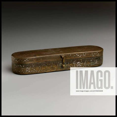 13th century metal box|Pen box .